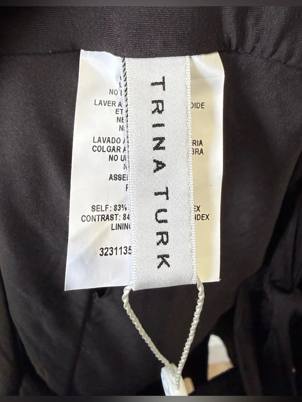 Trina Turk Swim & Spa Black Ruffle One Piece Swimsuit Size 14 NWT